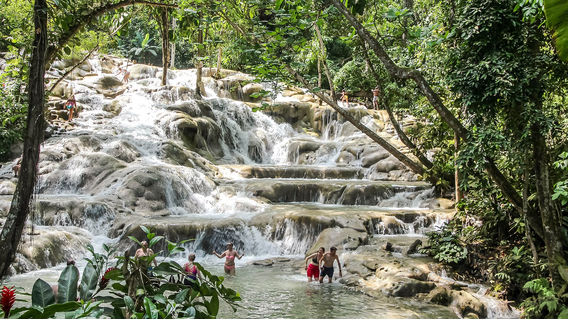 Dunn’s River Falls near Ocho Rios, Jamaica